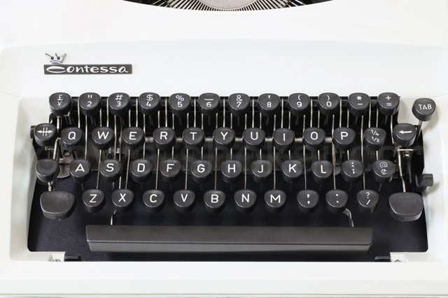 一般的な英文配列のキーボード