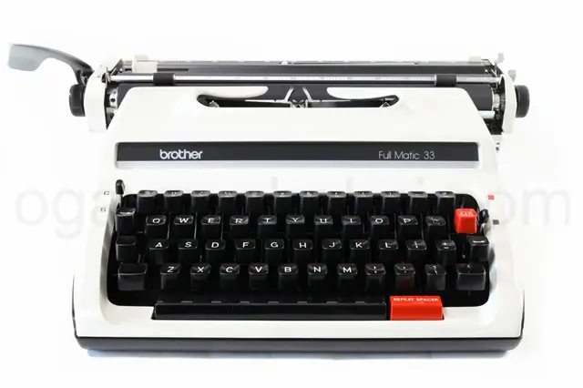 brother FullMatic33 デッドストック品A4対応中古タイプライター