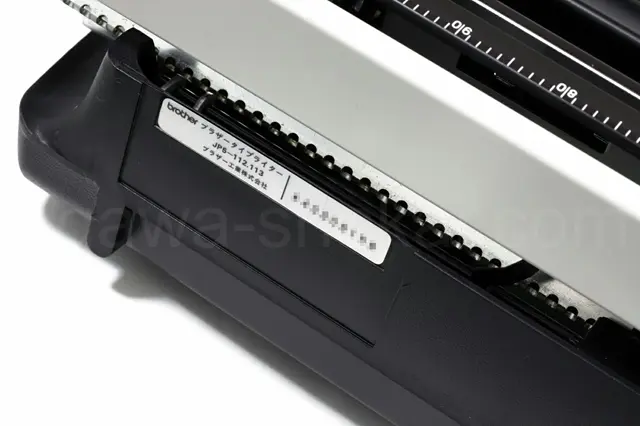 精度の高いbrother製タイプライター