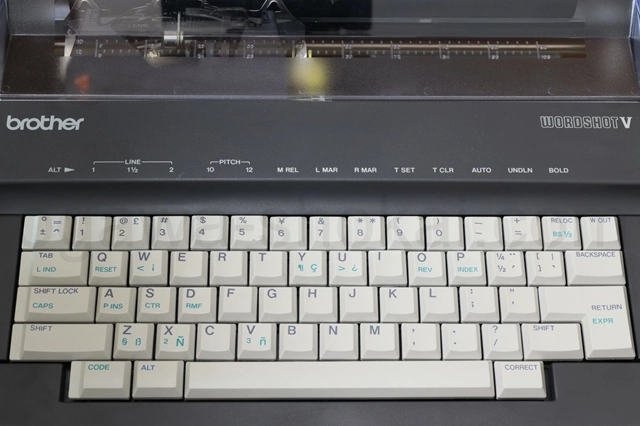 brother WORDSHOT 電子式タイプライター キーボード