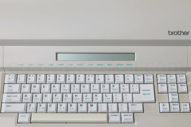 brother EX-630 電子式タイプライター キーボード