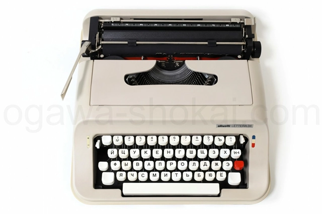 olivetti Lettera34 ロシア語 中古タイプライター